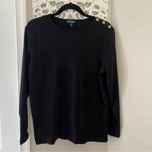Lauren Ralph Lauren Long Sleeve Capsule Wardrobe Neutral Business Casual Top 1x